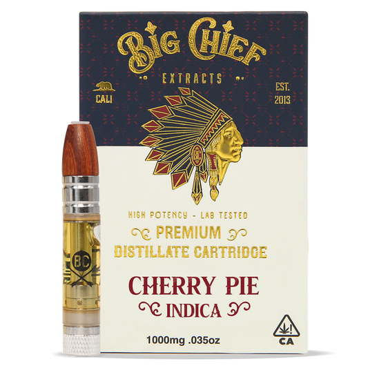 Big Chief THC Cartridge 1G - Cherry Pie- Indica